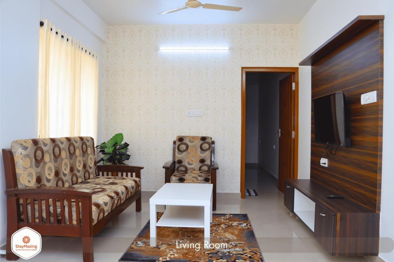 Staymazing-1,2 & 3 Bhk Ac Apartments In Hebbal-5Mins To Manyata-30Mins To Airport Bengalúr Exteriér fotografie