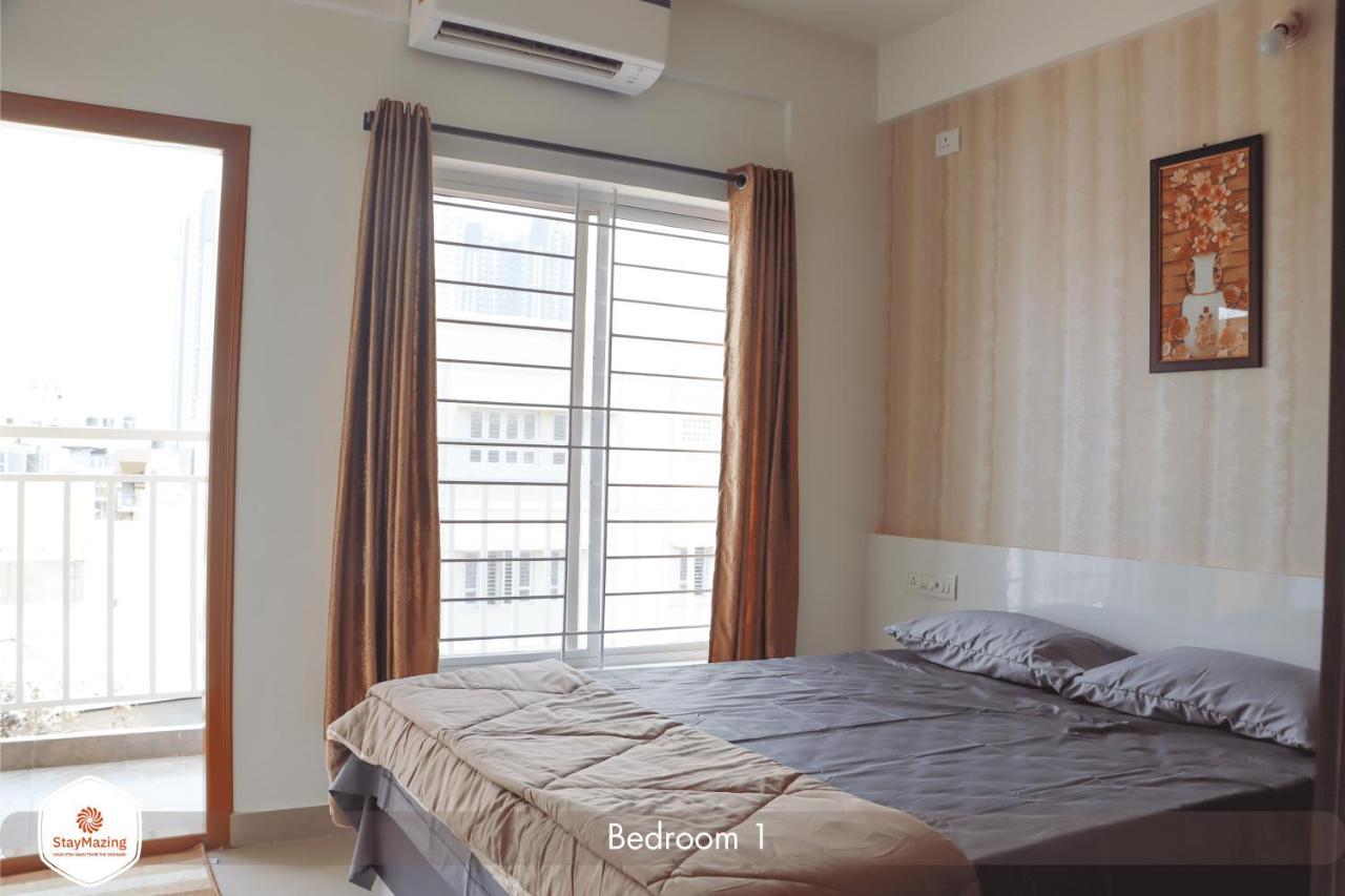 Staymazing-1,2 & 3 Bhk Ac Apartments In Hebbal-5Mins To Manyata-30Mins To Airport Bengalúr Exteriér fotografie
